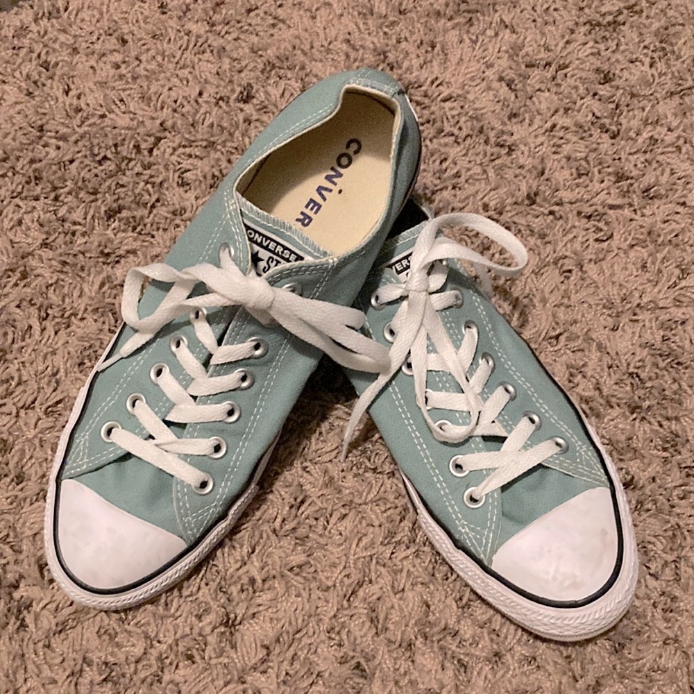 Light Blue Converse Sneakers